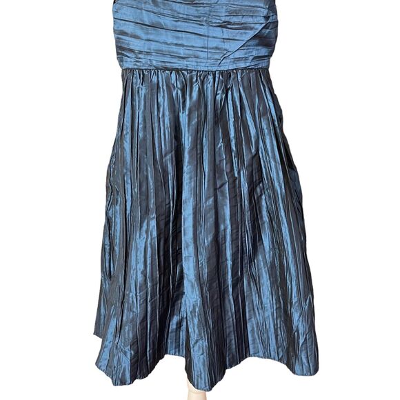 Calypso St. Barth Strapless Blue Silk Dress - Picture 6 of 11